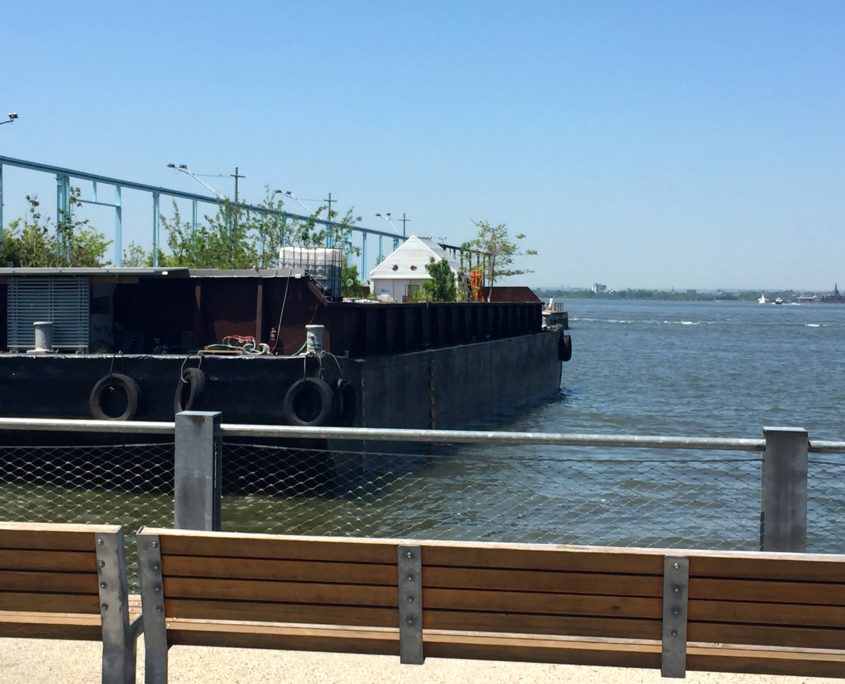 NYC Swale Floating Food Forest