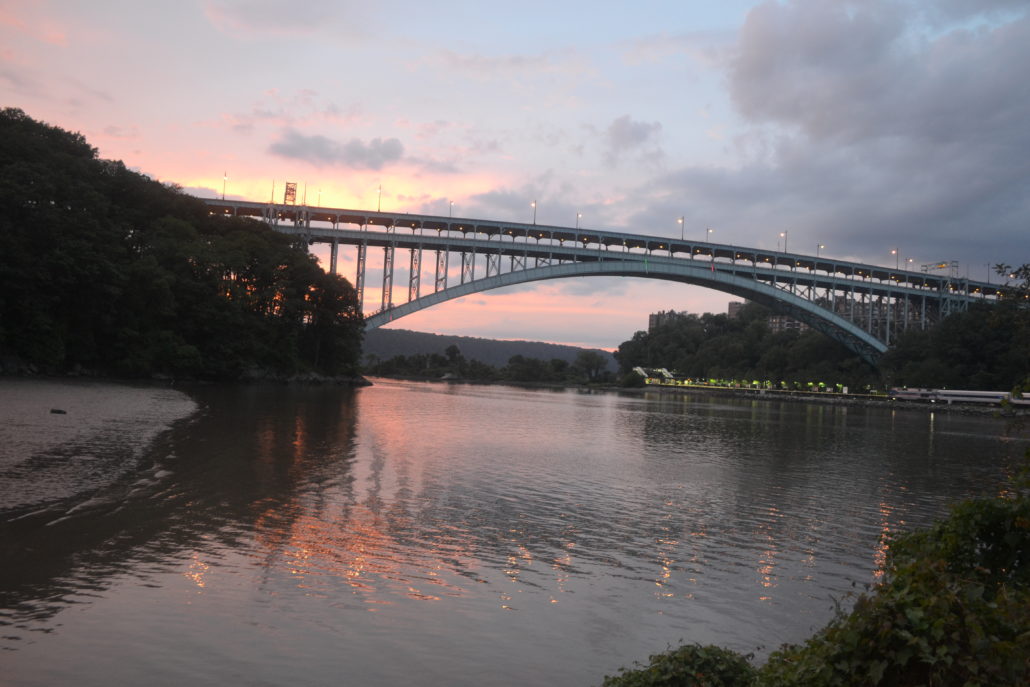 NYC Henry Hudson Bridge, Inwood park