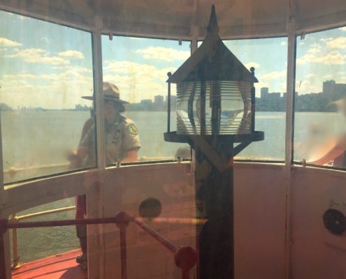 Inside The Little Red Lighthouse, NYC