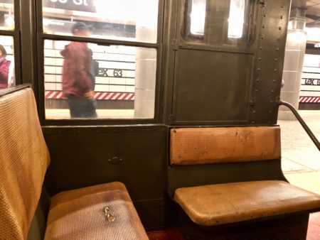 Vintage Seats New York Subway